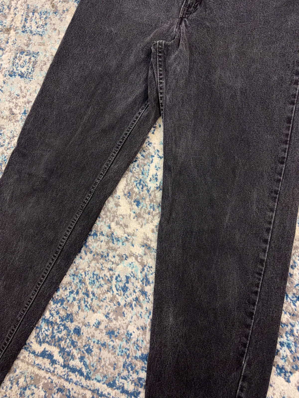 Vintage Levis 550 Red Tab Relaxed Fit Black Wash Denim Pants Size 30