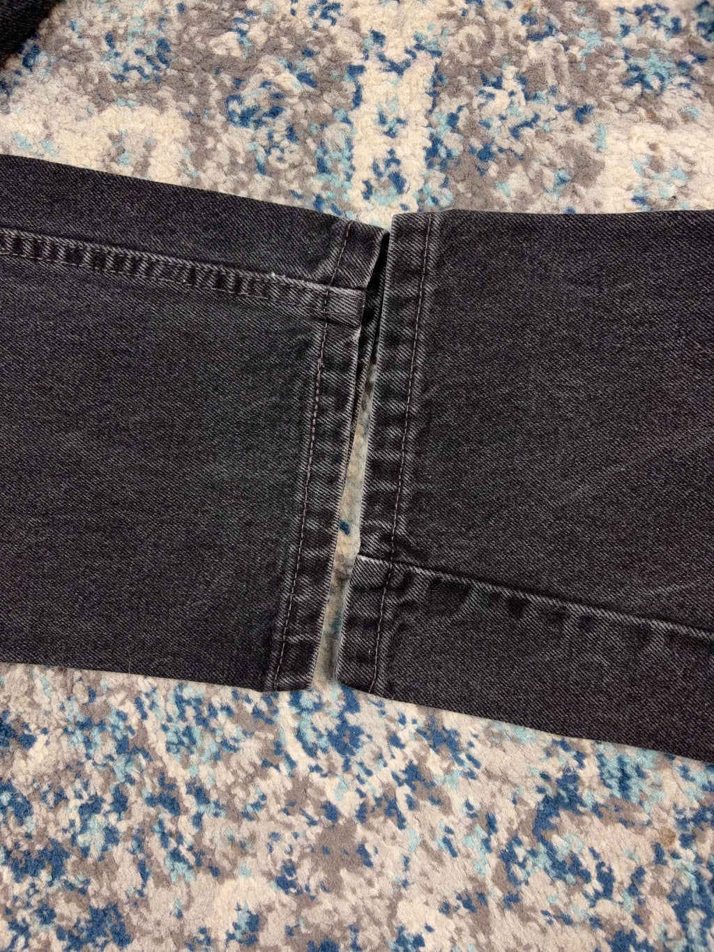 Vintage Levis 550 Red Tab Relaxed Fit Black Wash Denim Pants Size 30