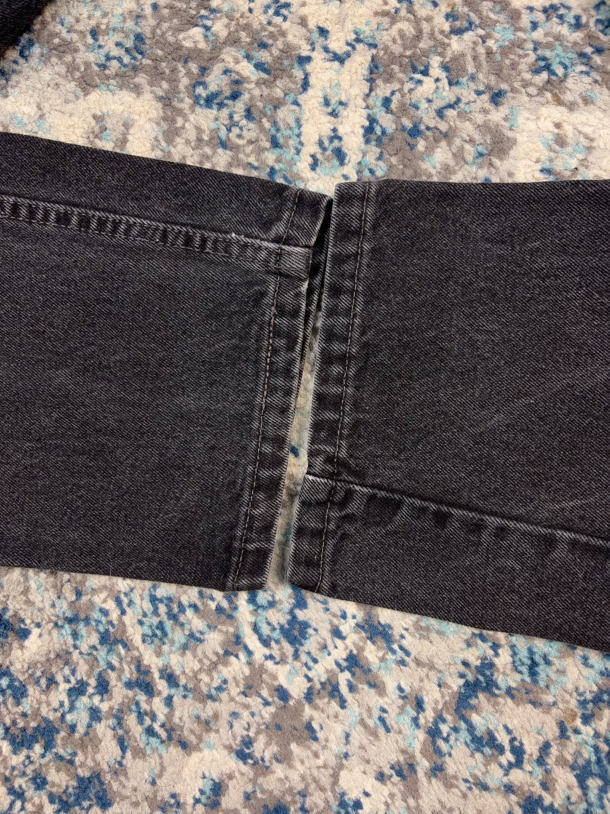 Vintage Levis 550 Red Tab Relaxed Fit Black Wash Denim Pants Size 30