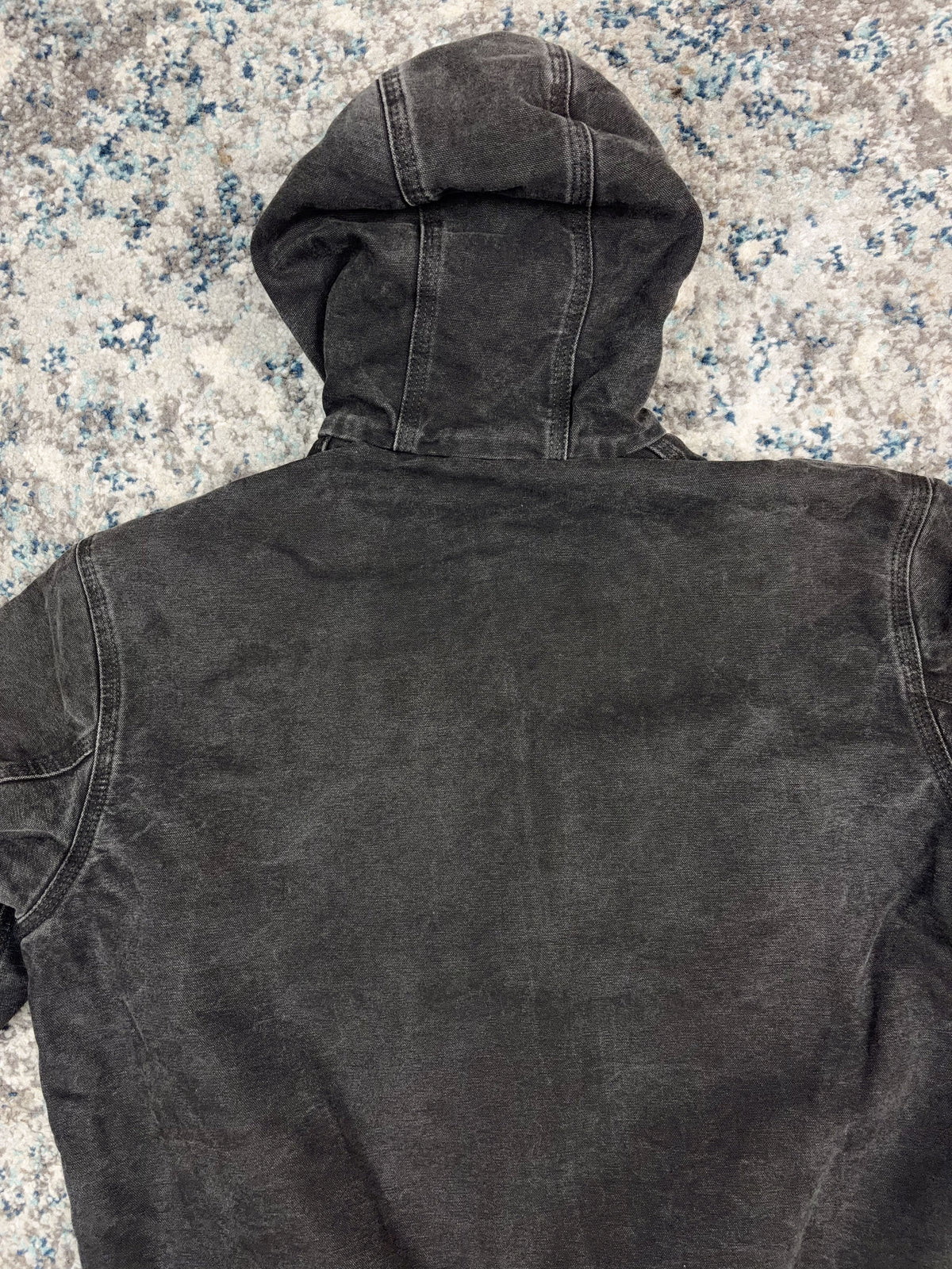 Vintage Carhartt Insulated Canvas Workwear Hooded Active Jacket Size Medium