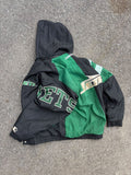 Vintage 90s New York Jets NFL Insulated Hooded Starter Splitback Jacket Size Large