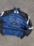 Vintage Nike Embroidered Middle Swoosh 1/2 Zip Anorak Windbreaker Jacket Size XL