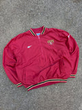 Vintage San Fransisco 49ers NFL Reebok 1/2 Zip Windbreaker Bomber Jacket Size Large