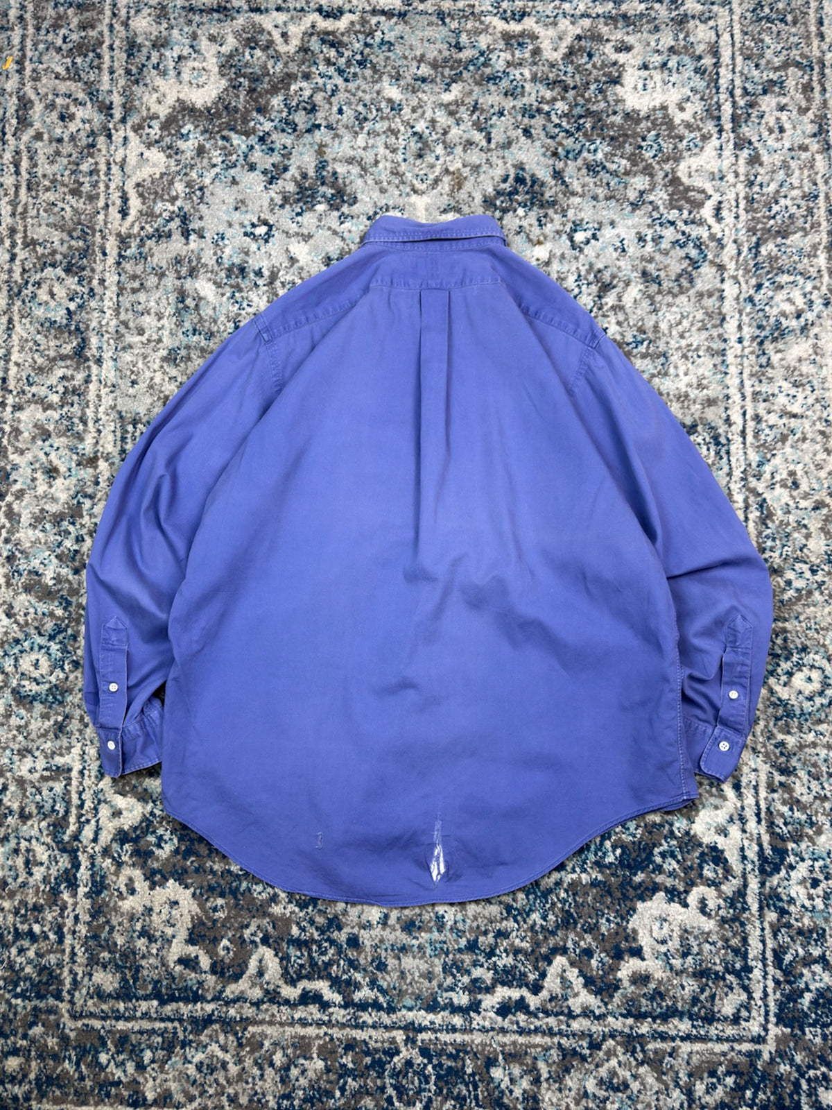 Vintage 90s Polo Ralph Lauren Embroidered Pony Long Sleeve Button Up Shirt Size XL
