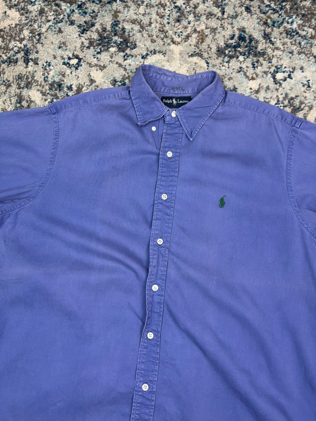 Vintage 90s Polo Ralph Lauren Embroidered Pony Long Sleeve Button Up Shirt Size XL