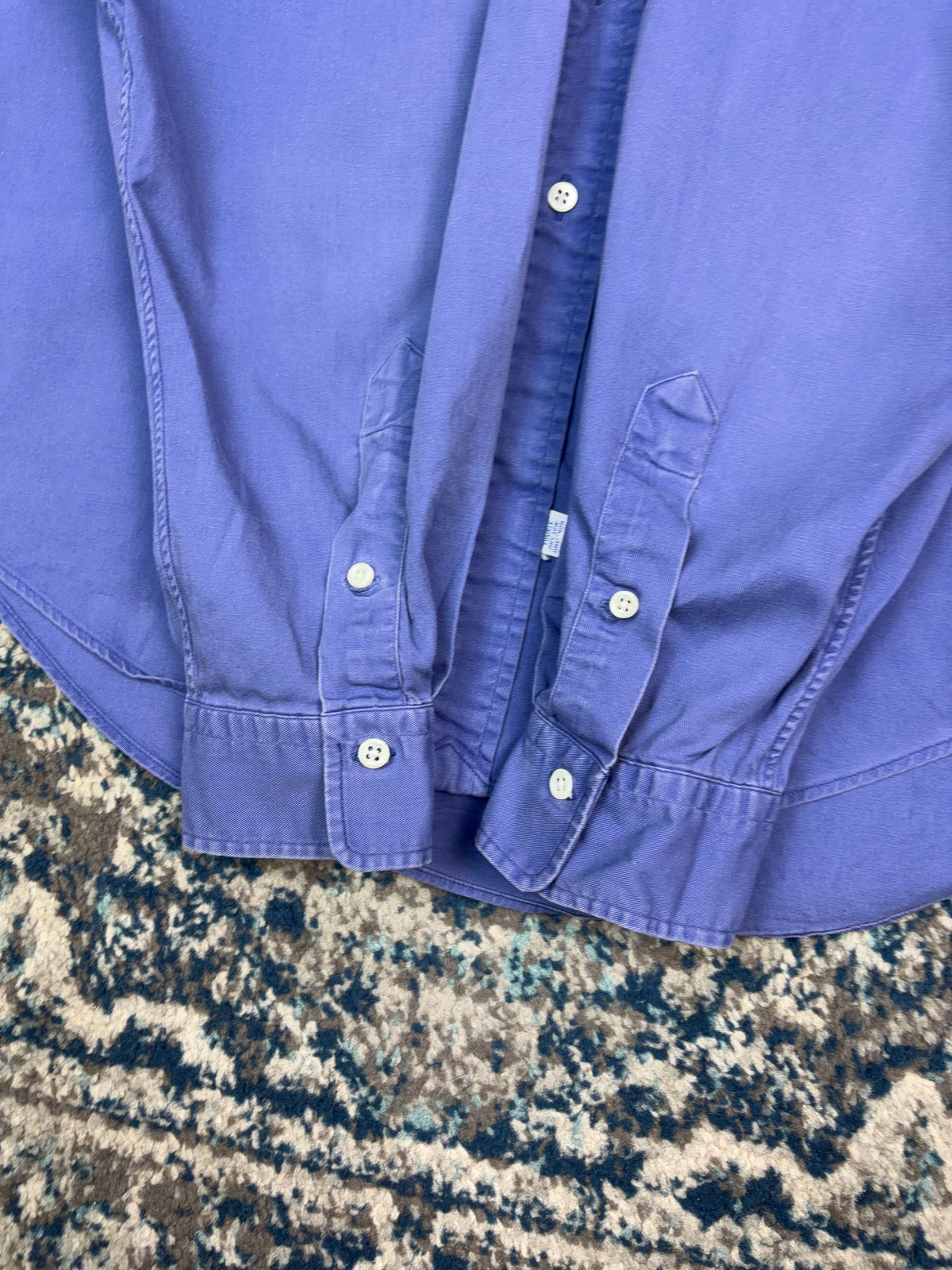 Vintage 90s Polo Ralph Lauren Embroidered Pony Long Sleeve Button Up Shirt Size XL