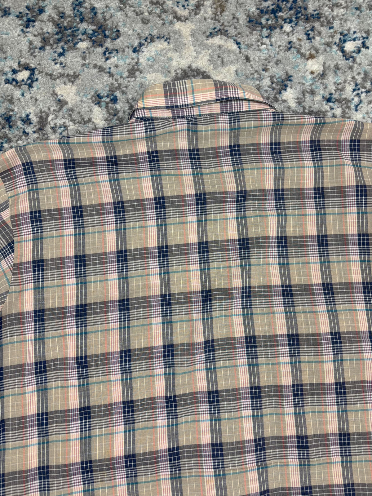 Vintage 90s Wrangler Plaid Long Sleeve Reworked Cropped Button Up Shirt Size XL