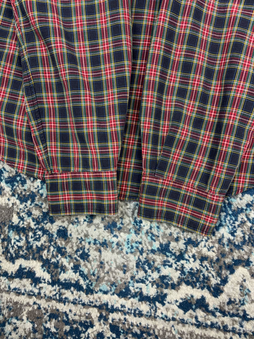 Vintage Polo Ralph Lauren Embroidered Pony Plaid Long Sleeve Button Up Shirt Size Large