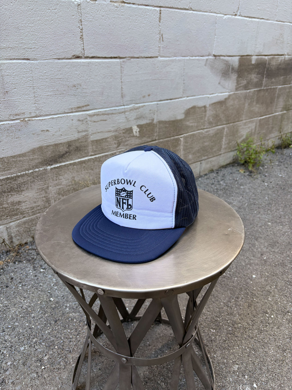Vintage 80s/90s NFL Super Bowl Club Member Trucker Snapback Hat OSFA