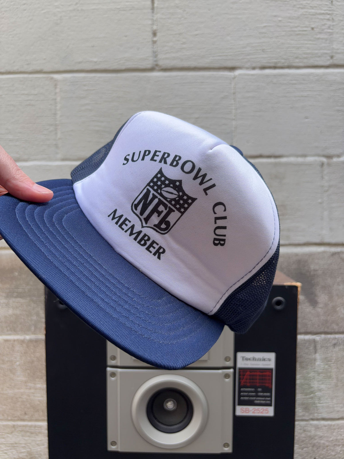 Vintage 80s/90s NFL Super Bowl Club Member Trucker Snapback Hat OSFA