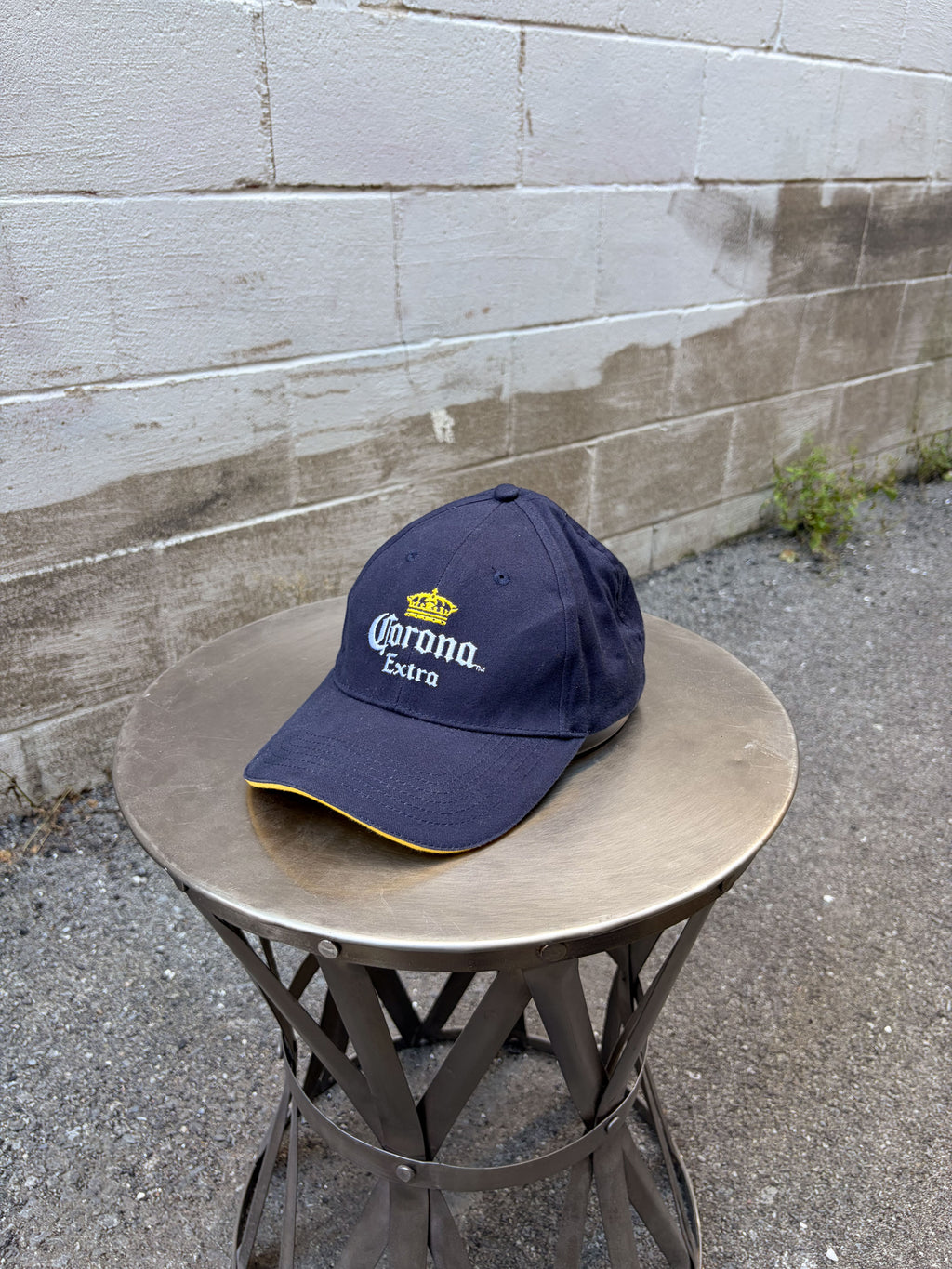 Corona Extra Embroidered Logo Beer Promo Strapback Hat OSFA