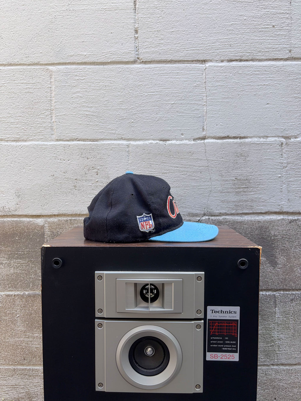 Vintage 90s Houston Oilers NFL Embroidered Logo Snapback Hat OSFA
