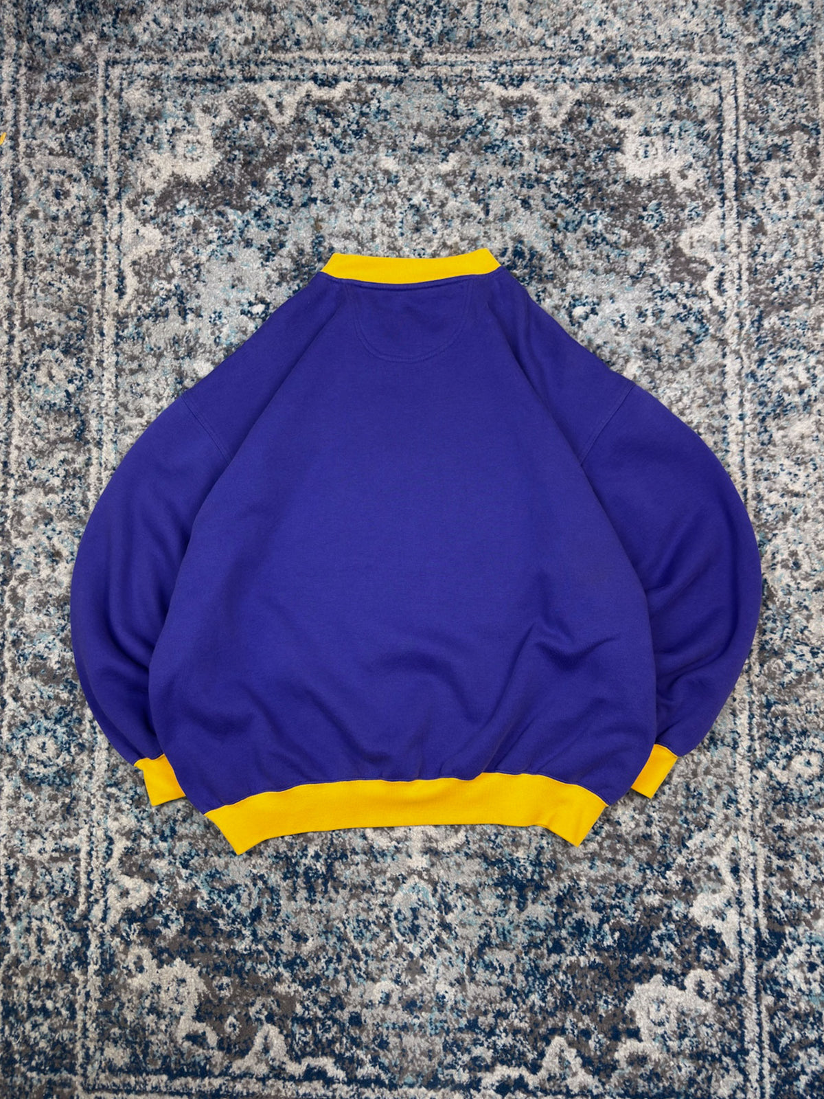 Vintage Minnesota Vikings NFL Embroidered Logo Spellout Crewneck Sweatshirt Size 2XL