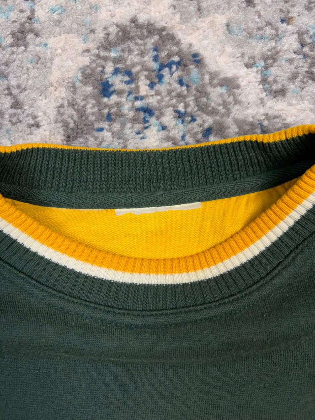 Vintage Green Bay Packers NFL Embroidered Spellout Logo Sweatshirt Size XL