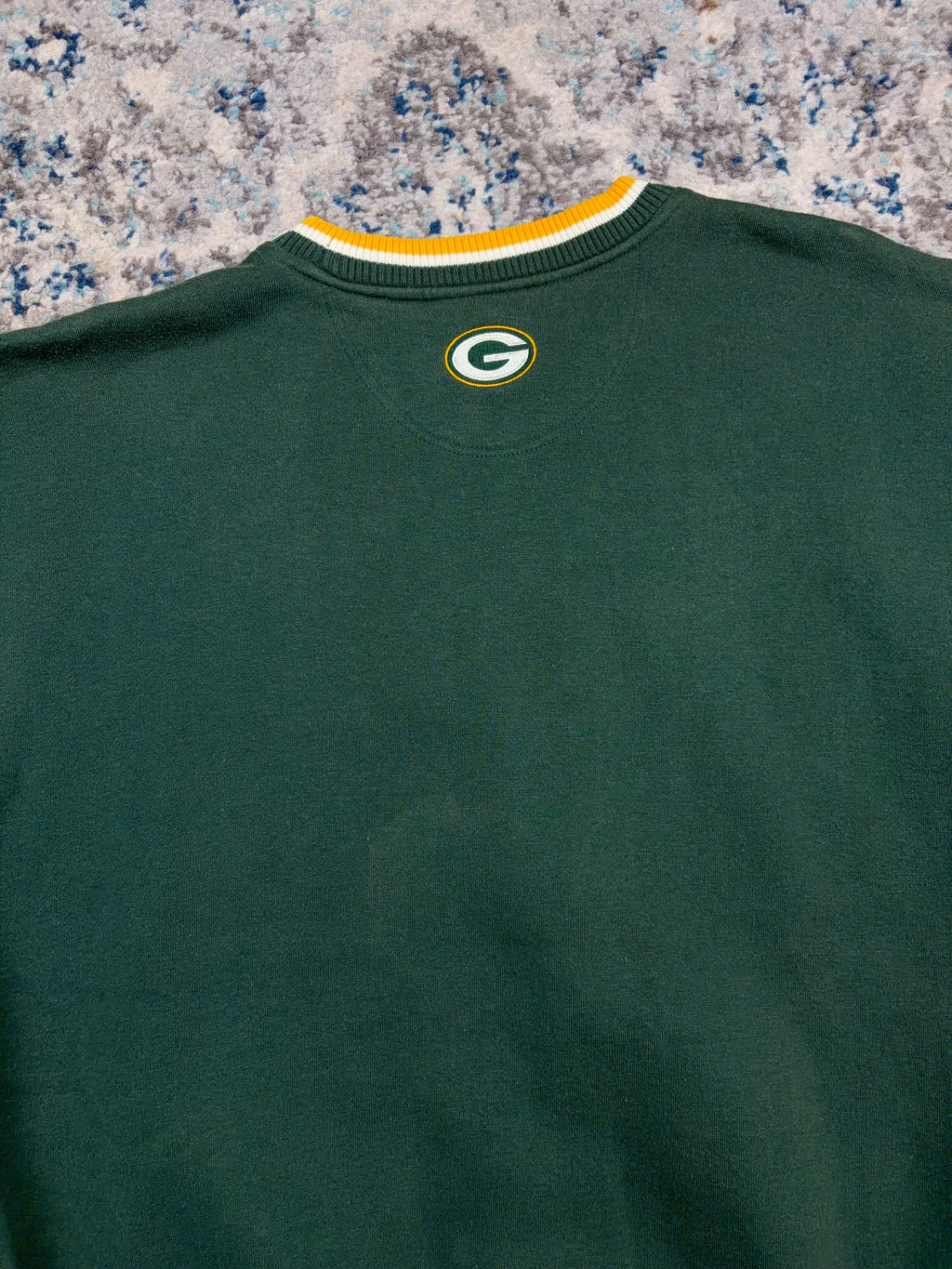 Vintage Green Bay Packers NFL Embroidered Spellout Logo Sweatshirt Size XL