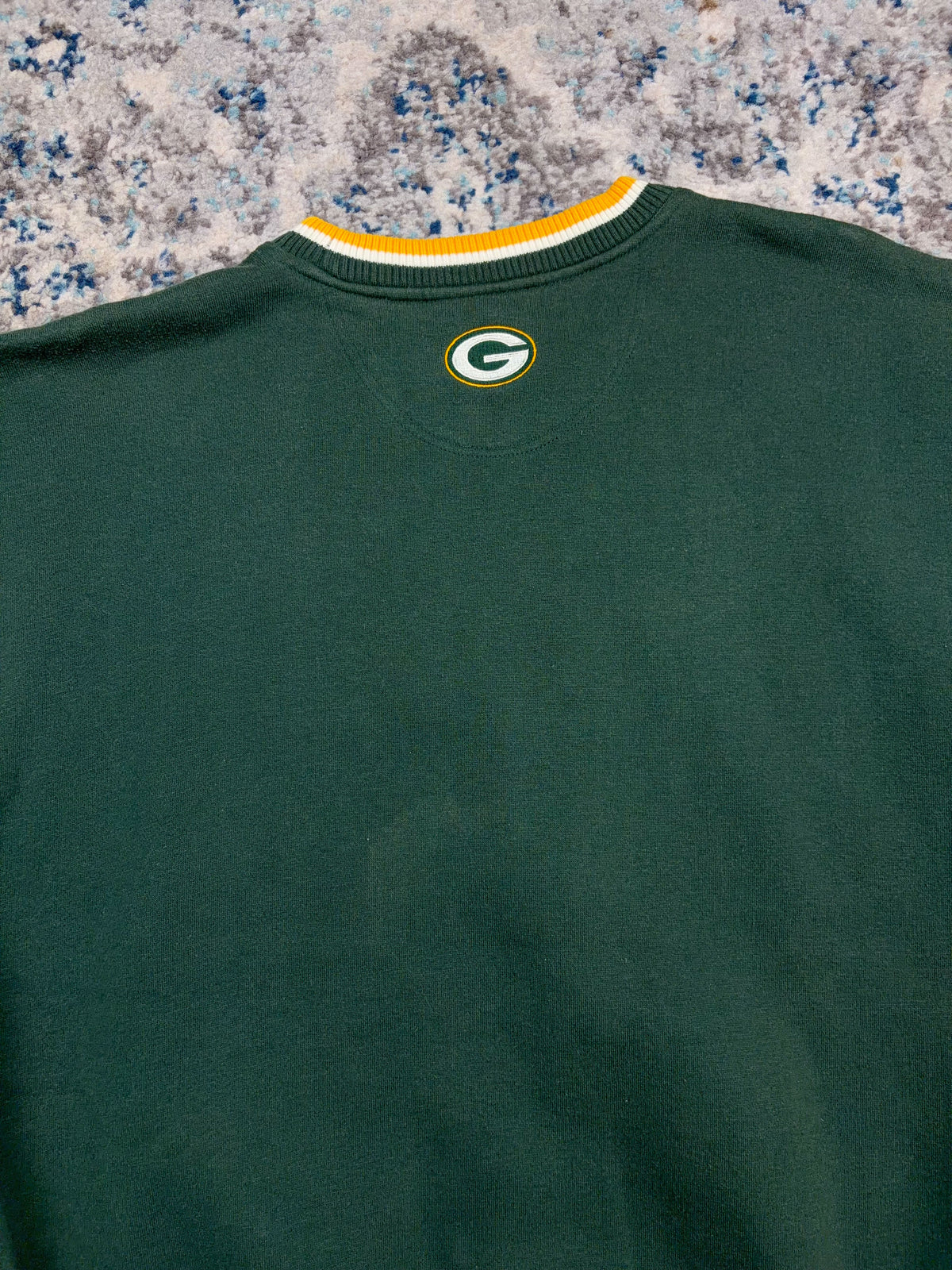 Vintage Green Bay Packers NFL Embroidered Spellout Logo Sweatshirt Size XL