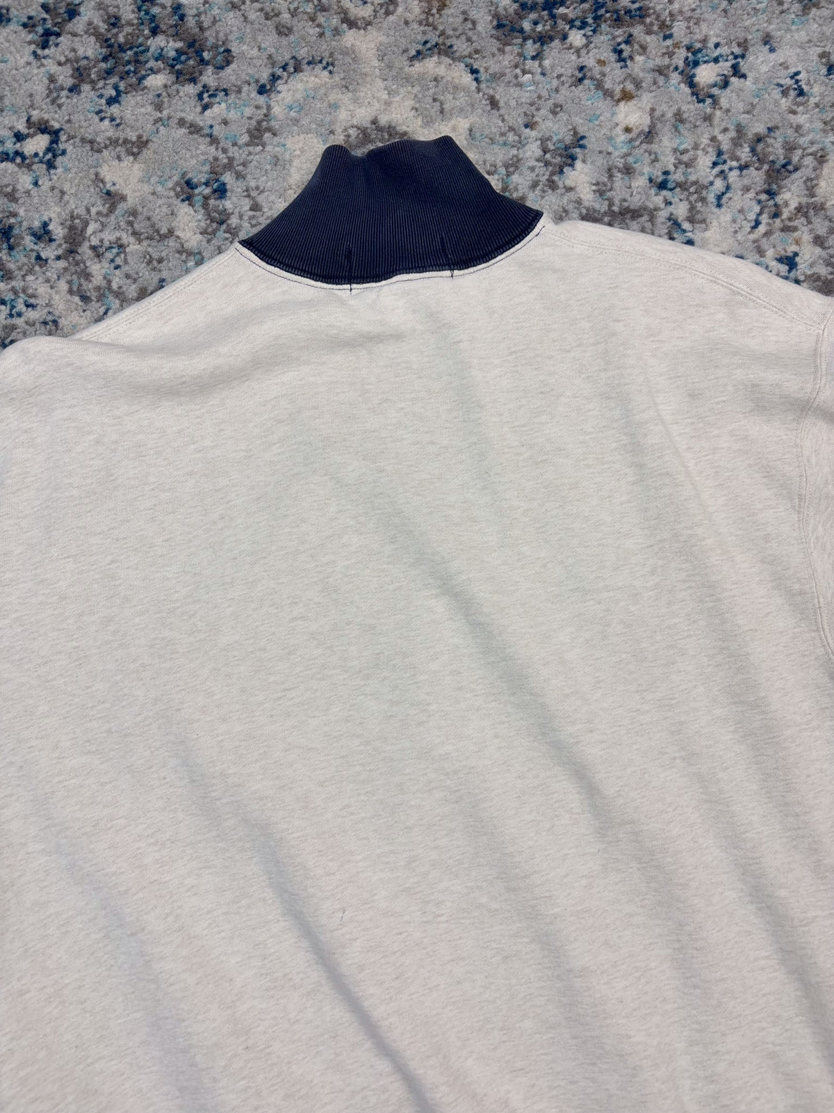 Vintage Polo Ralph Lauren Sport USA Arc Spellout 1/4 Zip Crewneck Sweatshirt Size Medium