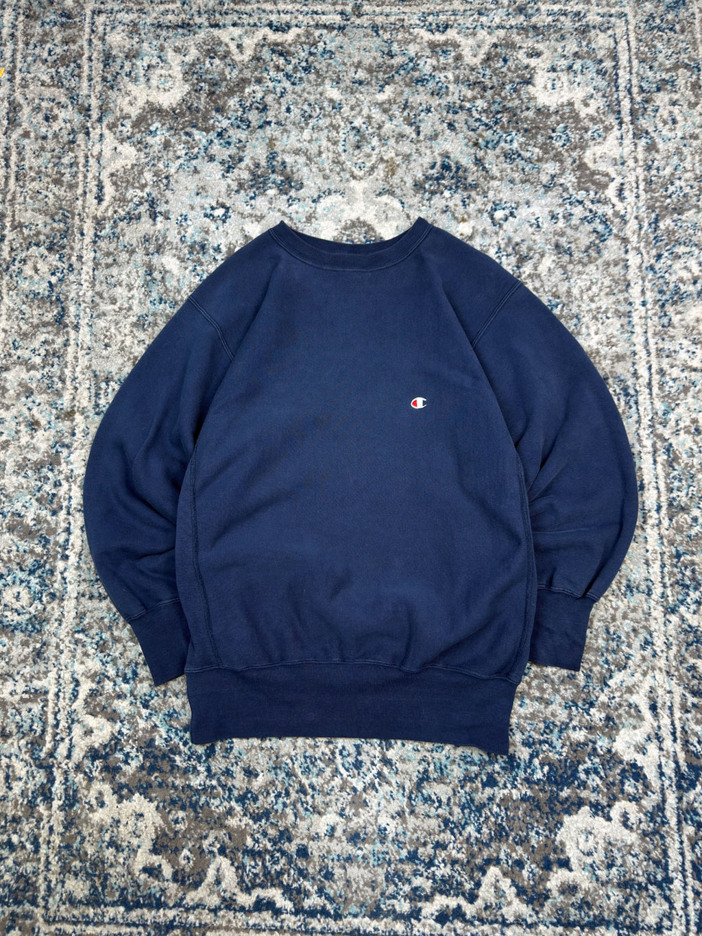 Vintage 90s Champion Reverse Weave Embroidered Logo Pullover Sweatshirt Size XL