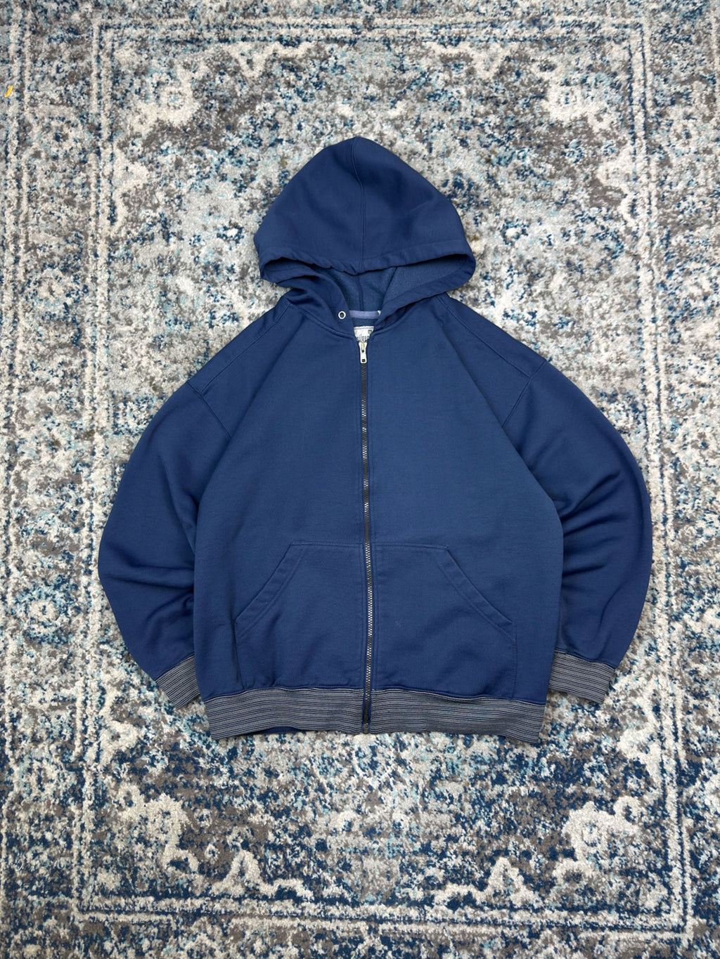 Vintage 90s Levis Silvertab Back Spellout Graphic Hooded Sweatshirt Size Large