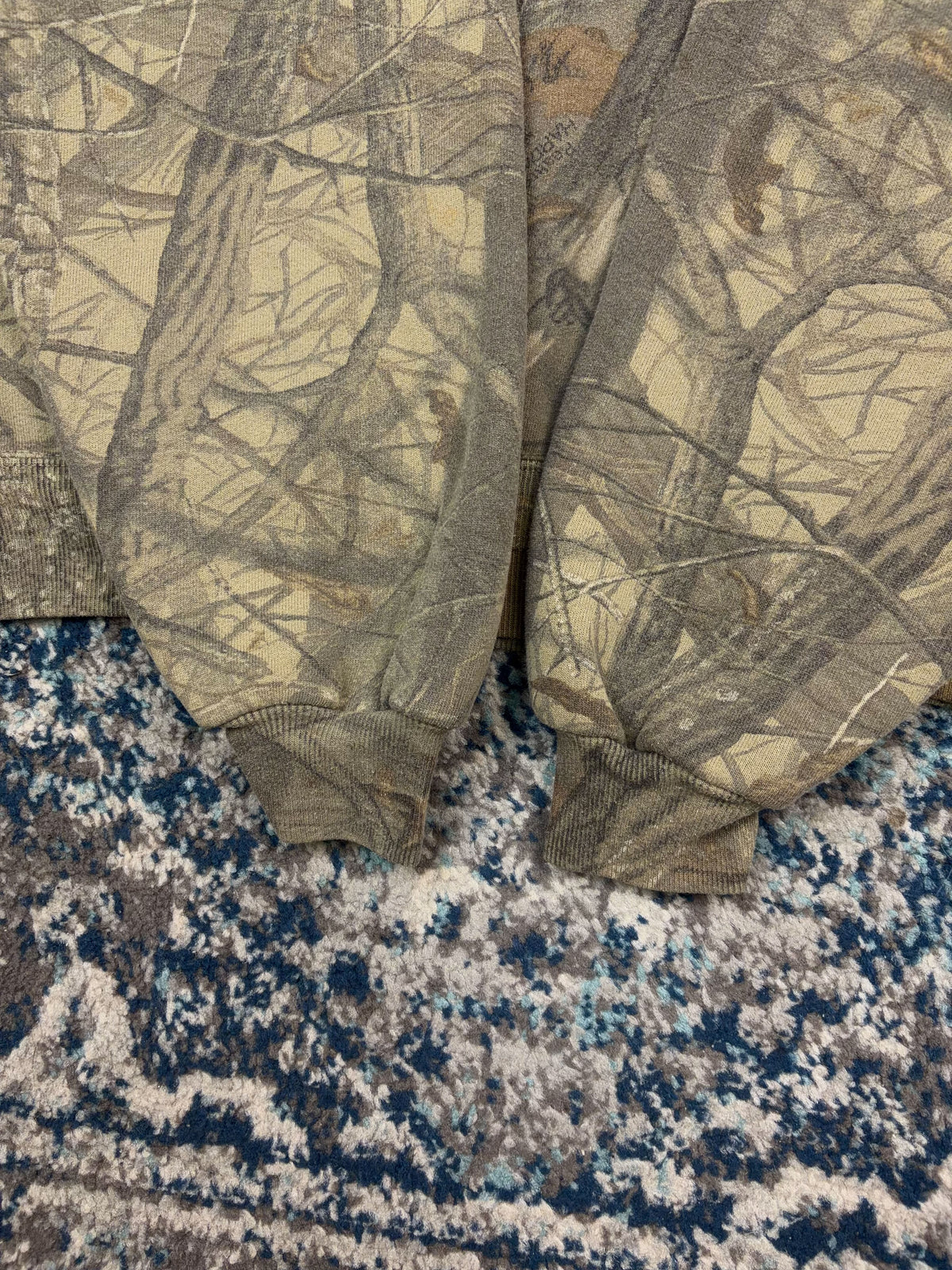 Vintage Realtree Hardwoods Hunting Camo Jerzees Crewneck Sweatshirt Size 2XL