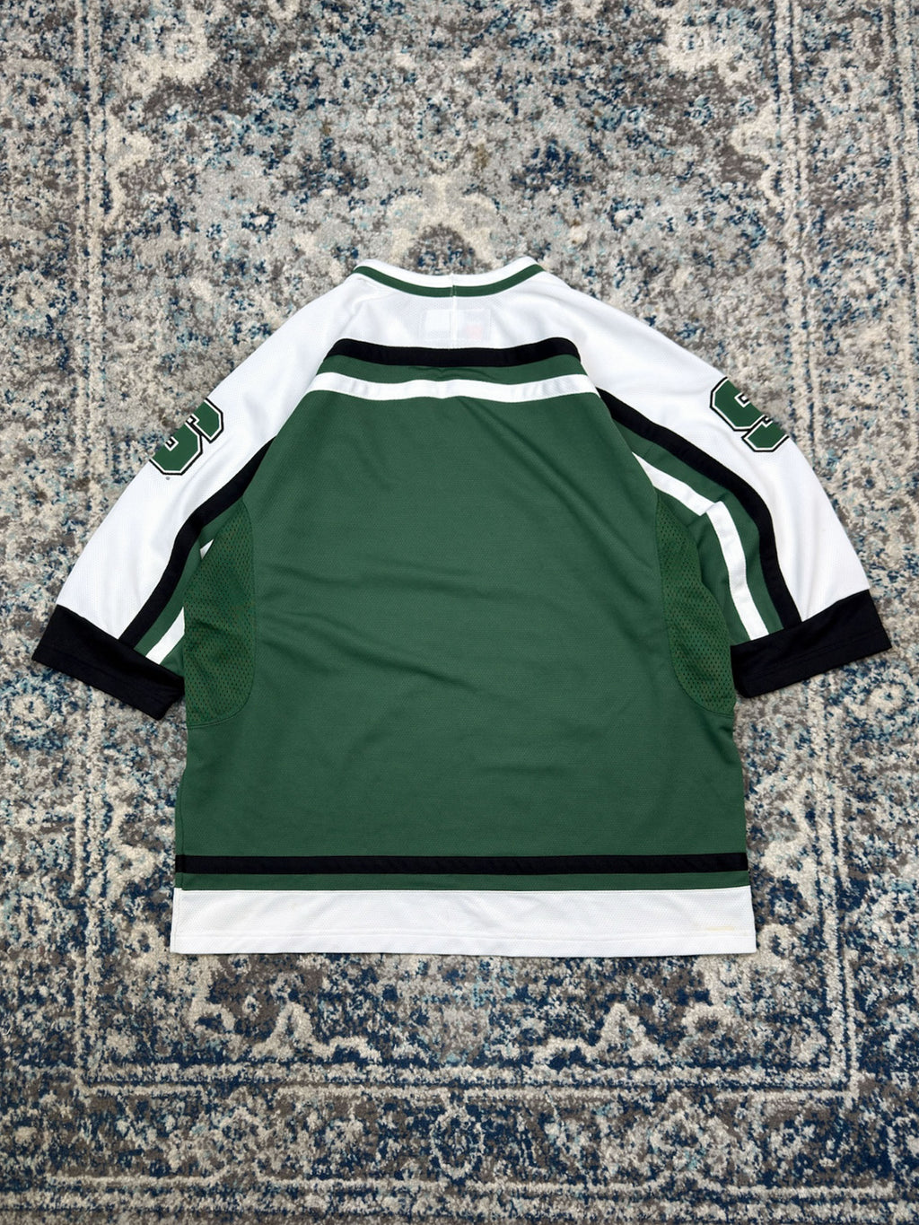 Vintage Michigan State Spartans NCAA Collegiate Hockey Jersey Size Large