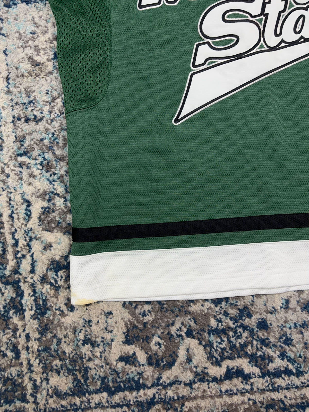 Vintage Michigan State Spartans NCAA Collegiate Hockey Jersey Size Large