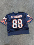 Vintage 90s Marcus Robinson #88 Chicago Bears NFL Nike Football Jersey Size XL