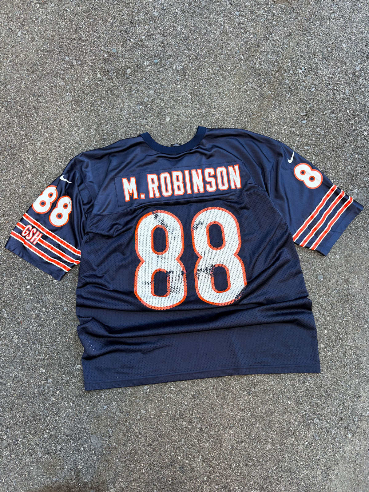 Vintage 90s Marcus Robinson #88 Chicago Bears NFL Nike Football Jersey Size XL