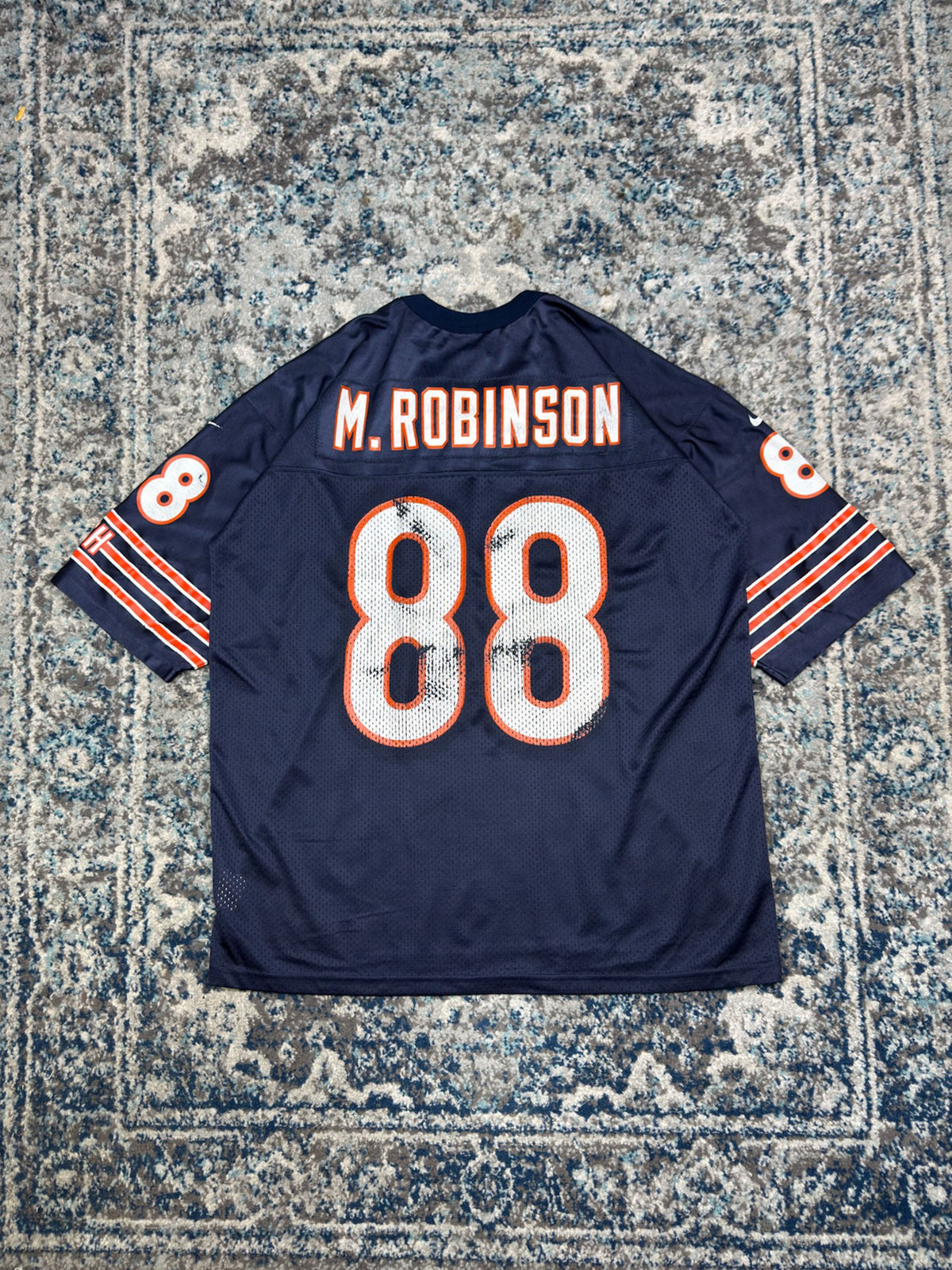 Vintage 90s Marcus Robinson #88 Chicago Bears NFL Nike Football Jersey Size XL