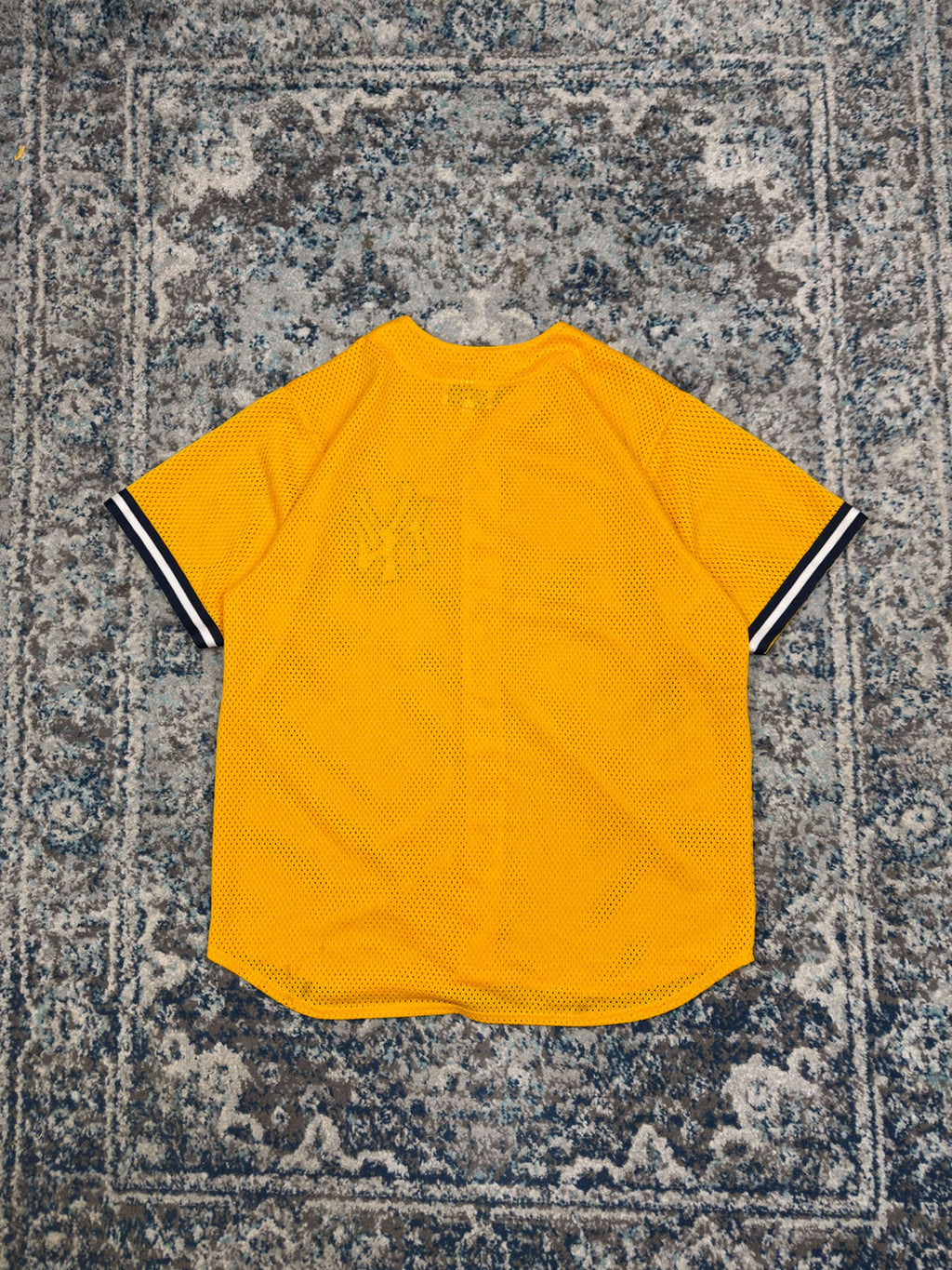 Vintage New York Yankees MLB Adidas Mesh Baseball Practice Jersey Size XL