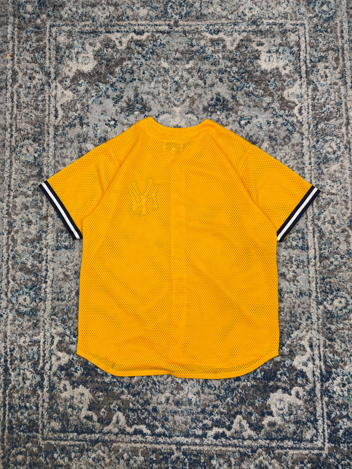 Vintage New York Yankees MLB Adidas Mesh Baseball Practice Jersey Size XL