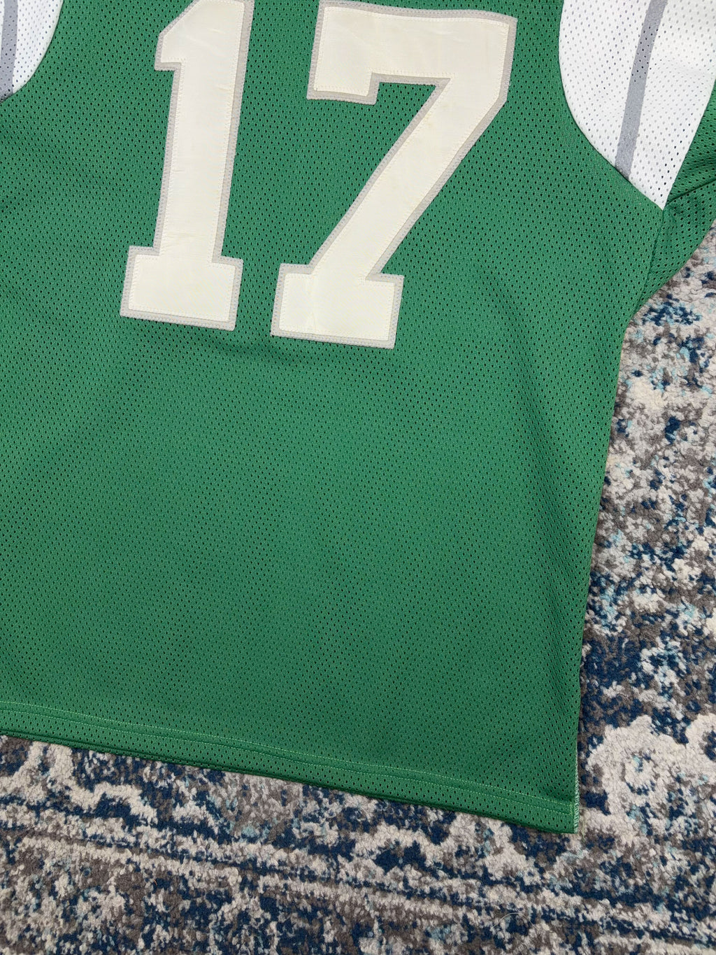 Vintage 80s Harold Carmichael #17 Philadelphia Eagles NFL Ravens Knit Football Jersey Size XL