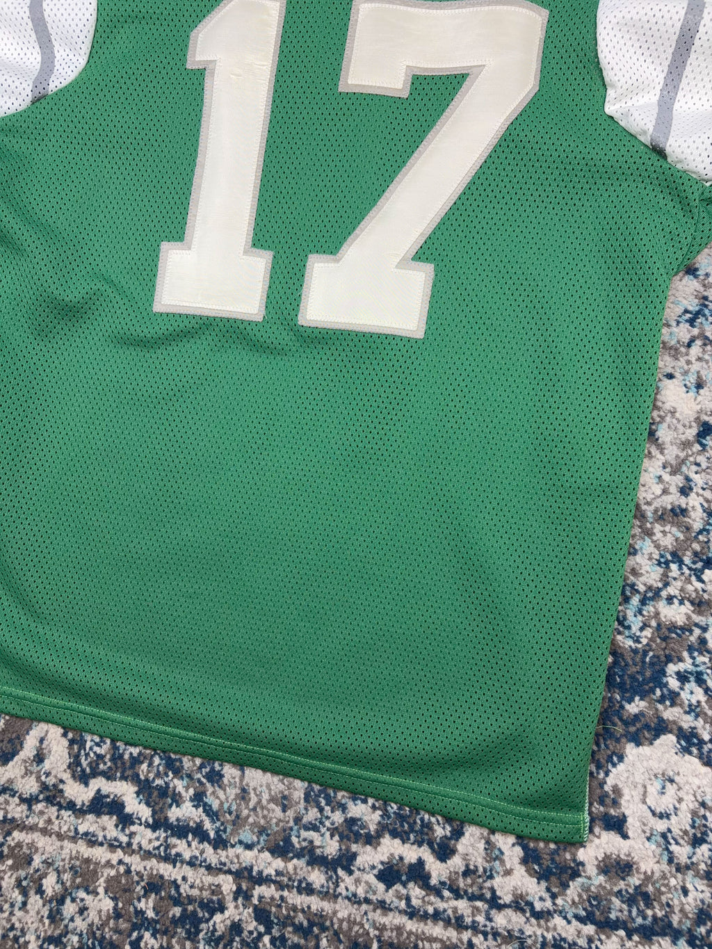 Vintage 80s Harold Carmichael #17 Philadelphia Eagles NFL Ravens Knit Football Jersey Size XL