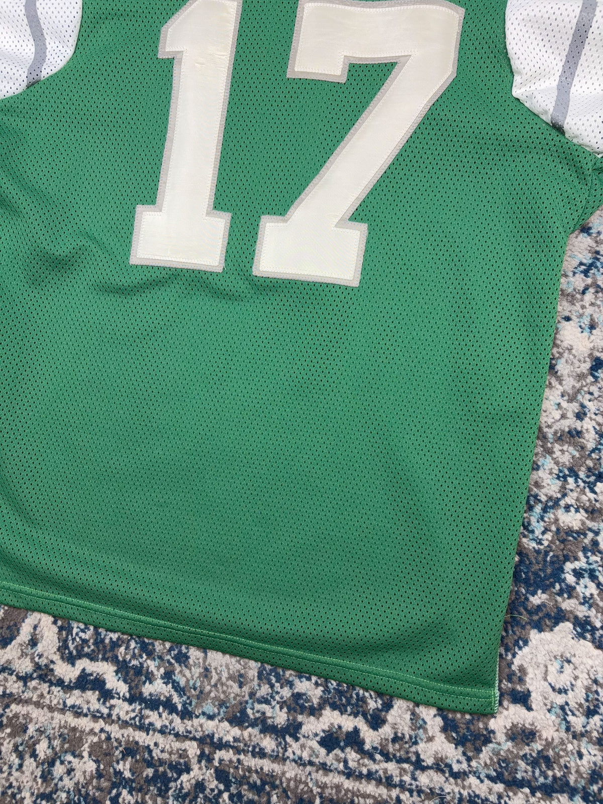 Vintage 80s Harold Carmichael #17 Philadelphia Eagles NFL Ravens Knit Football Jersey Size XL