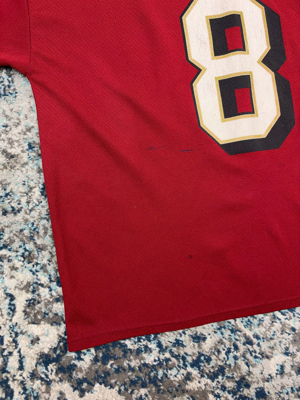 Vintage Steve Young #8 San Fransisco 49ers NFL Logo 7 Football Jersey Size Large
