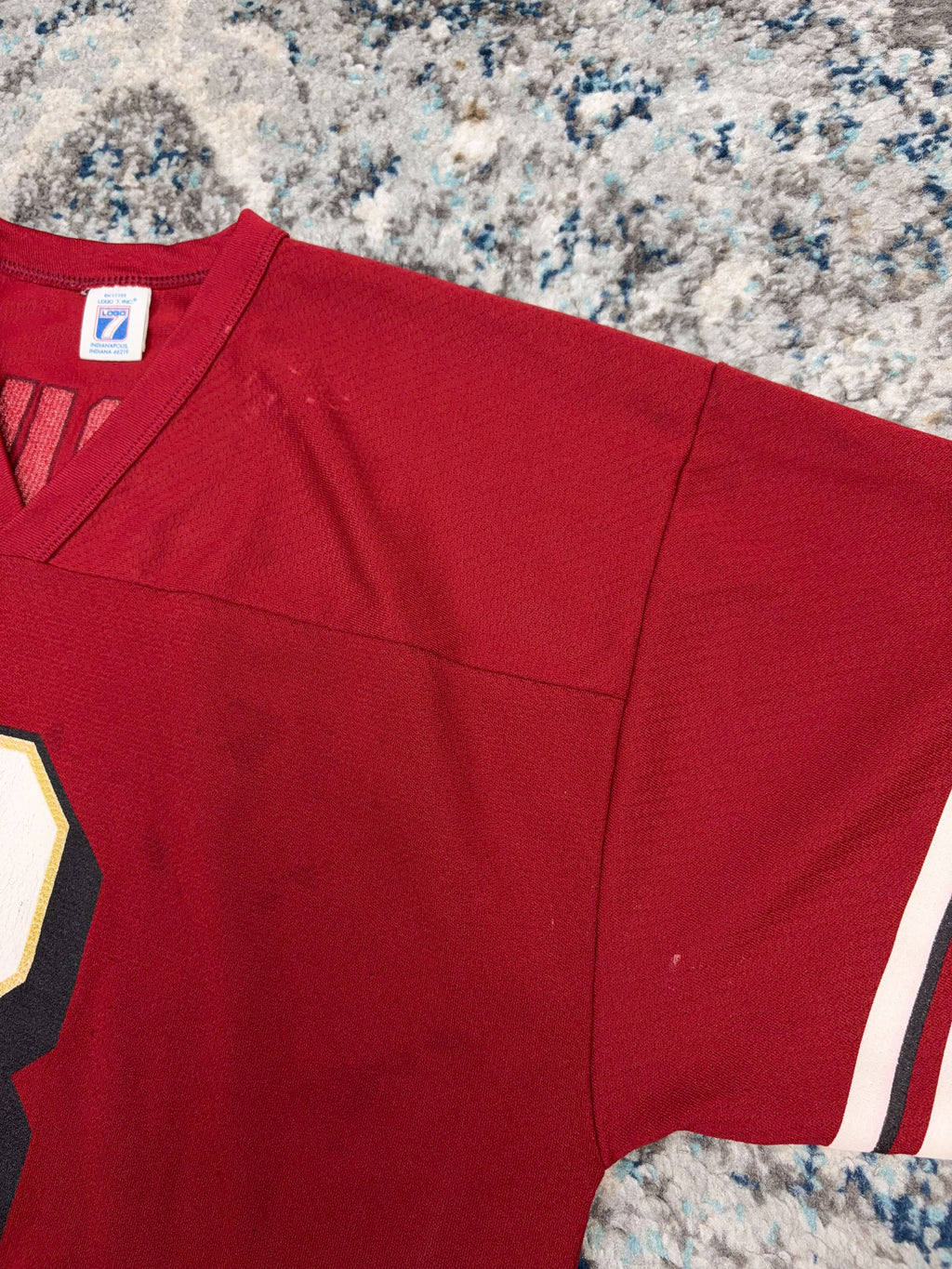 Vintage Steve Young #8 San Fransisco 49ers NFL Logo 7 Football Jersey Size Large