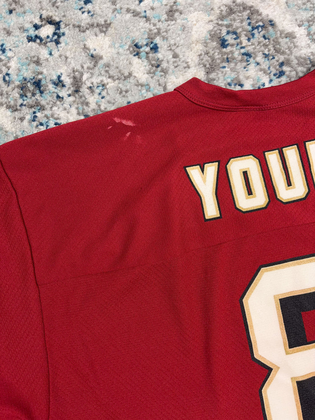 Vintage Steve Young #8 San Fransisco 49ers NFL Logo 7 Football Jersey Size Large