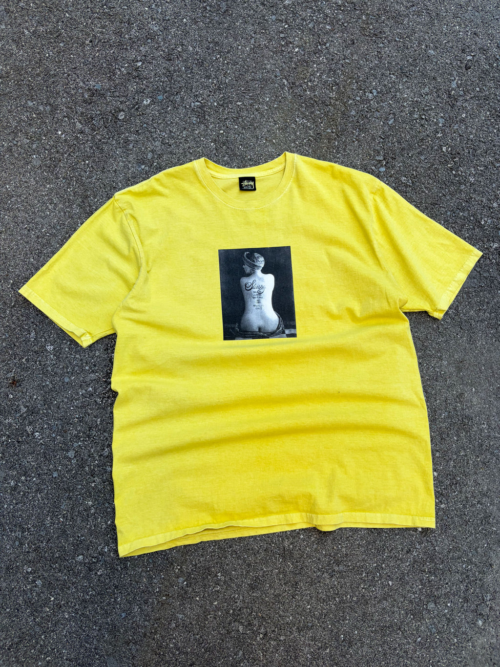 Stussy Le Violon Pigment Dyed Butter T-Shirt Size XL