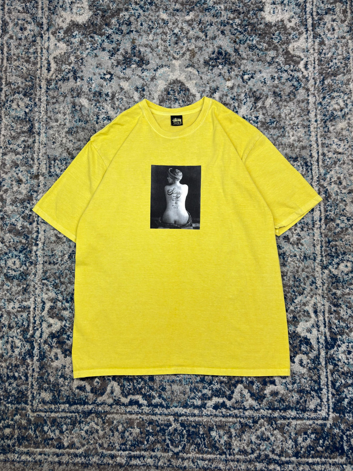 Stussy Le Violon Pigment Dyed Butter T-Shirt Size XL