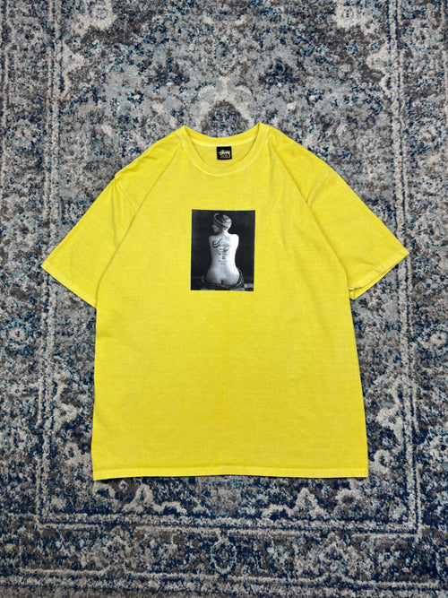 Stussy Le Violon Pigment Dyed Butter T-Shirt Size XL