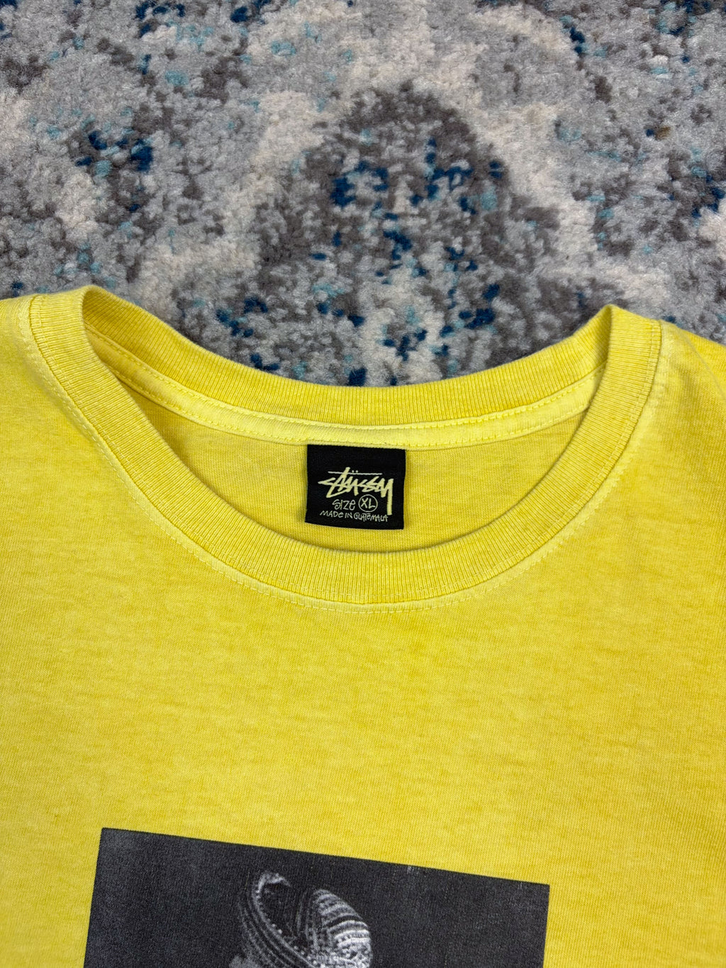 Stussy Le Violon Pigment Dyed Butter T-Shirt Size XL
