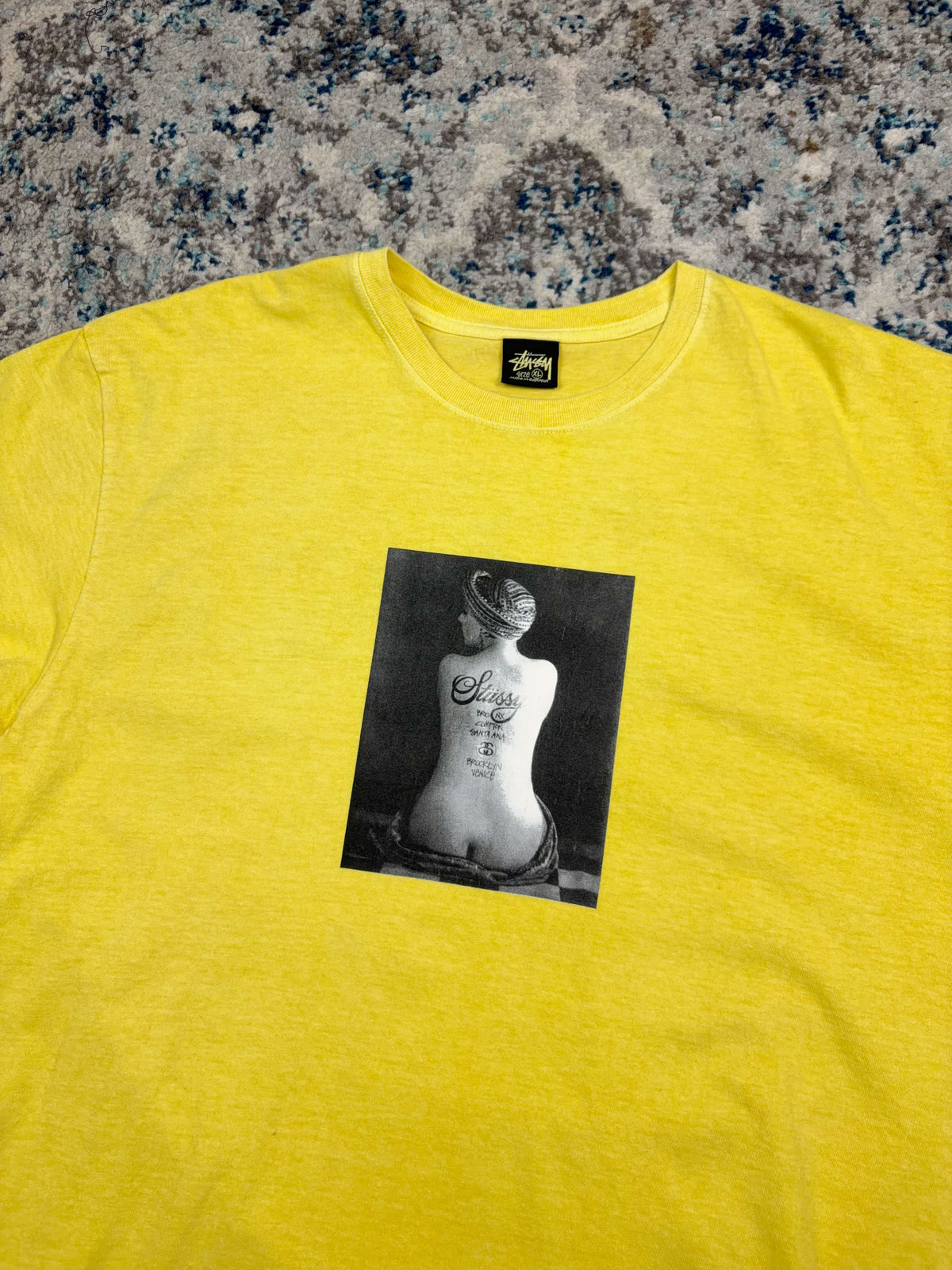 Stussy Le Violon Pigment Dyed Butter T-Shirt Size XL