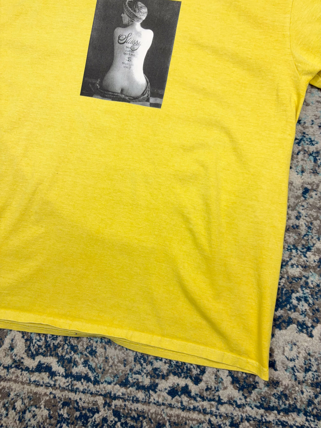 Stussy Le Violon Pigment Dyed Butter T-Shirt Size XL