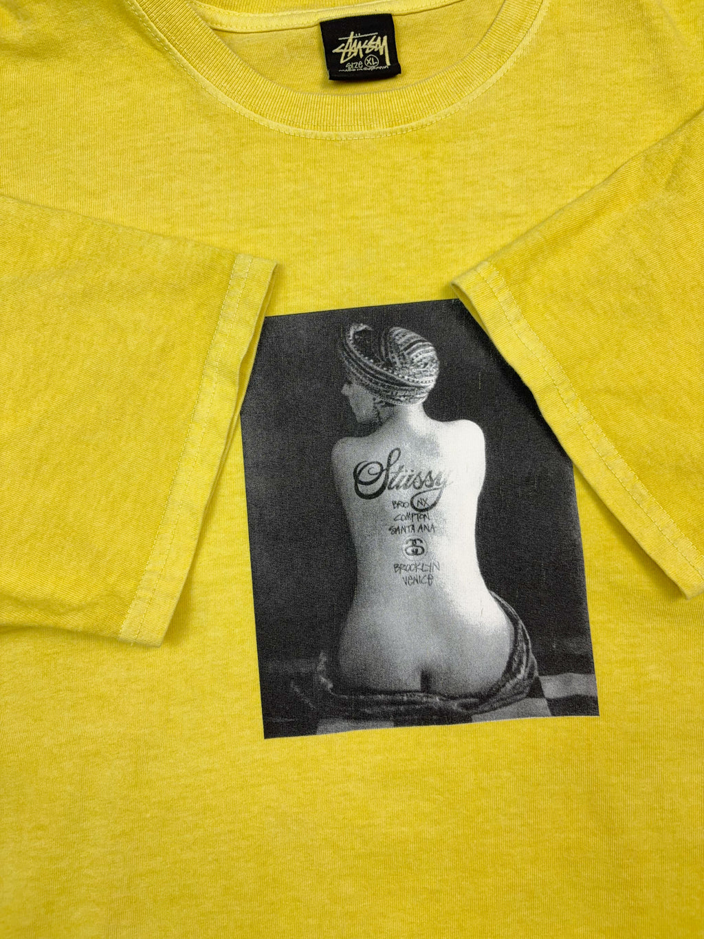 Stussy Le Violon Pigment Dyed Butter T-Shirt Size XL