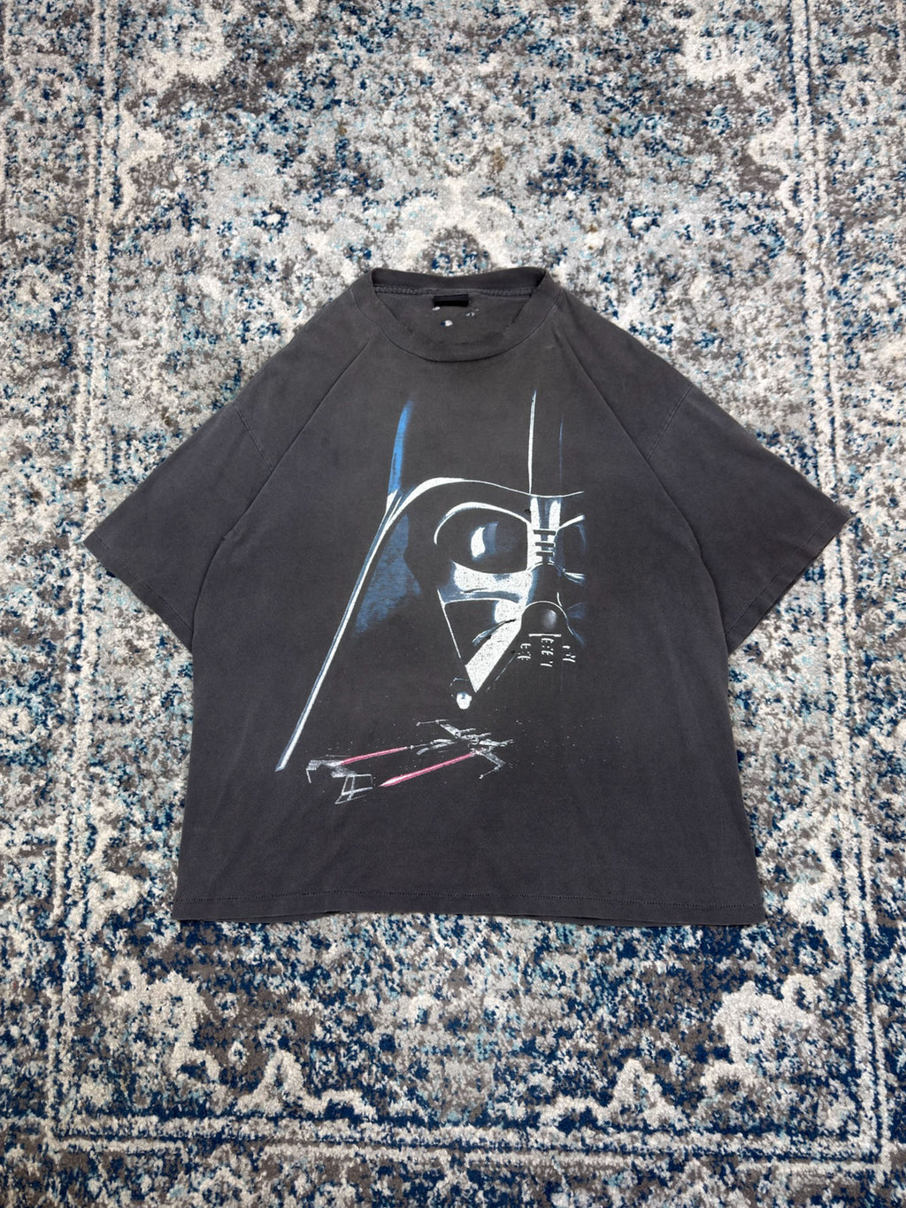 Vintage 1995 Star Wars A New Hope Darth Vader Movie Promo Graphic T-Shirt Size XL