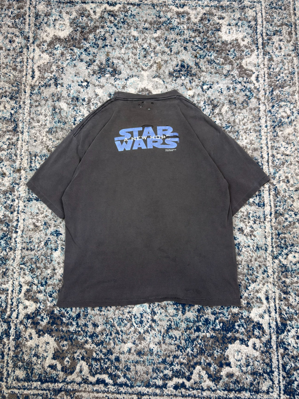 Vintage 1995 Star Wars A New Hope Darth Vader Movie Promo Graphic T-Shirt Size XL