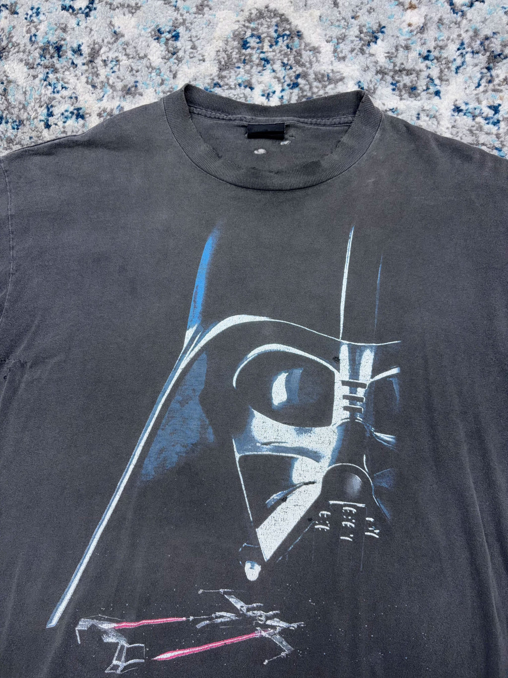 Vintage 1995 Star Wars A New Hope Darth Vader Movie Promo Graphic T-Shirt Size XL