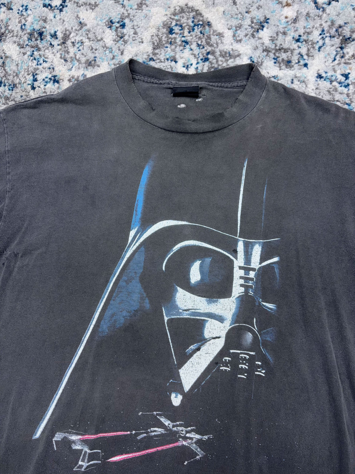 Vintage 1995 Star Wars A New Hope Darth Vader Movie Promo Graphic T-Shirt Size XL