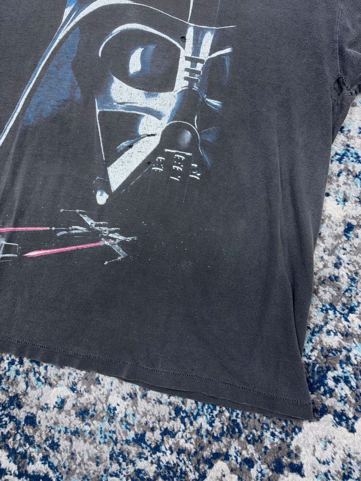 Vintage 1995 Star Wars A New Hope Darth Vader Movie Promo Graphic T-Shirt Size XL