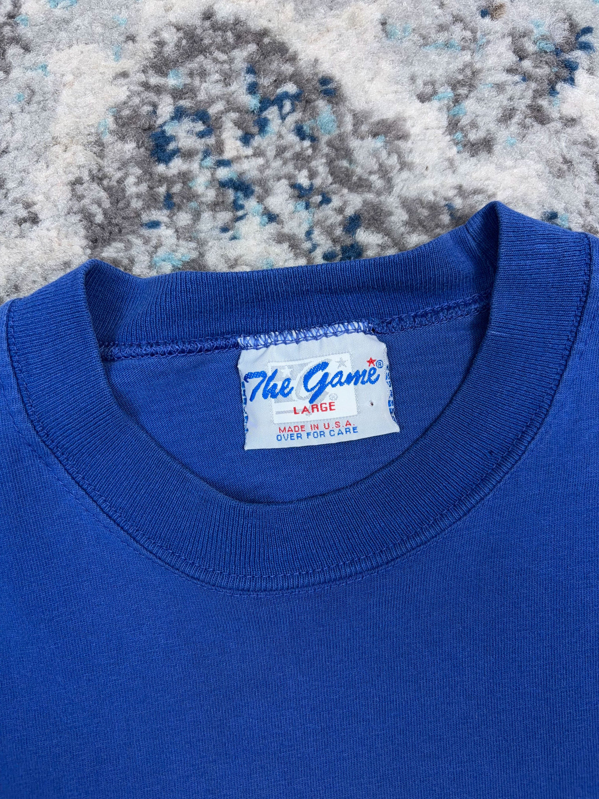 Vintage 1993 New England Patriots NFL Big Logo Graphic T-Shirt Size Large
